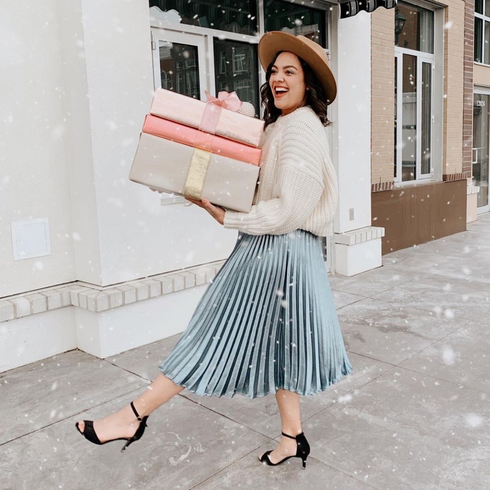 Anthropologie Pleated Skirt - Picture 2 of 6